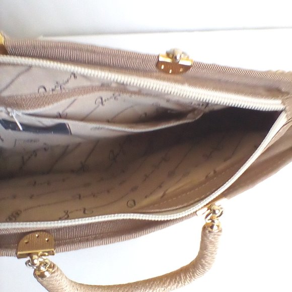 Pier Giorgio Bag  Yellow w/Rope Covered Handles - Picture 4 of 4